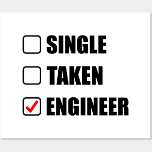 single taken engineer Posters and Art